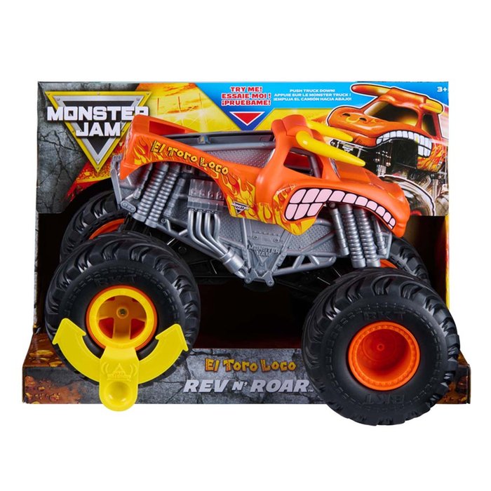 Monster Jam El Toro Loco Rev N' Roar 1:15 Scale Monster Truck