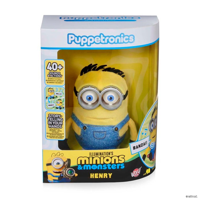 Minions and Monsters Movie Henry Palm Puppetronics Interactive Toy
