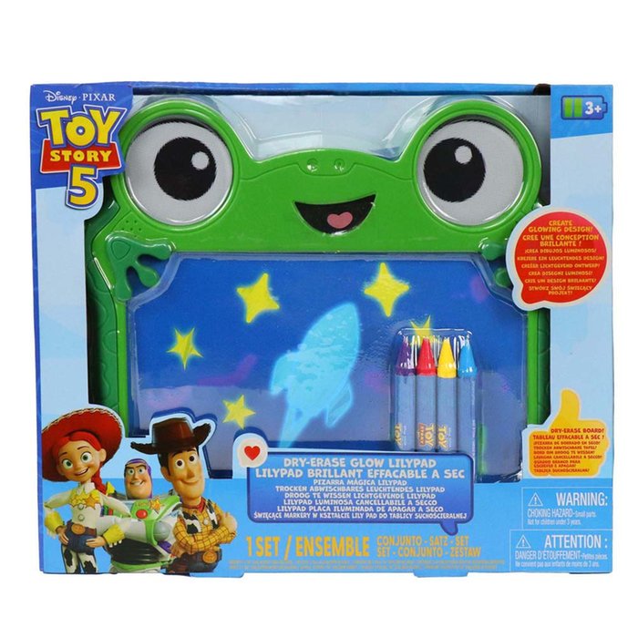Toy Story 5 Dry Erase Glow Lilypad Drawing Board
