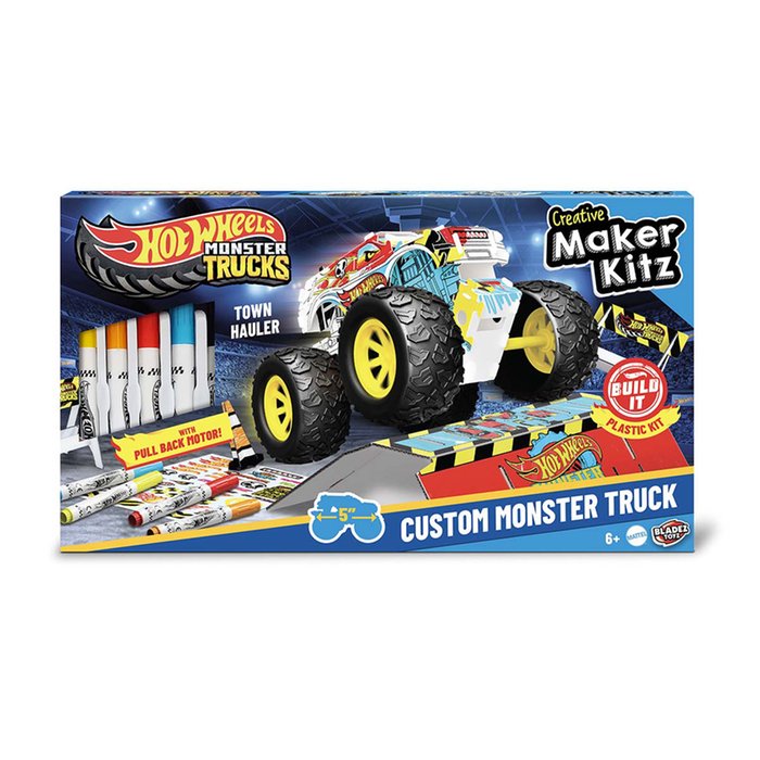 Hot Wheels Monster Trucks Custom Creative Maker Craft Set