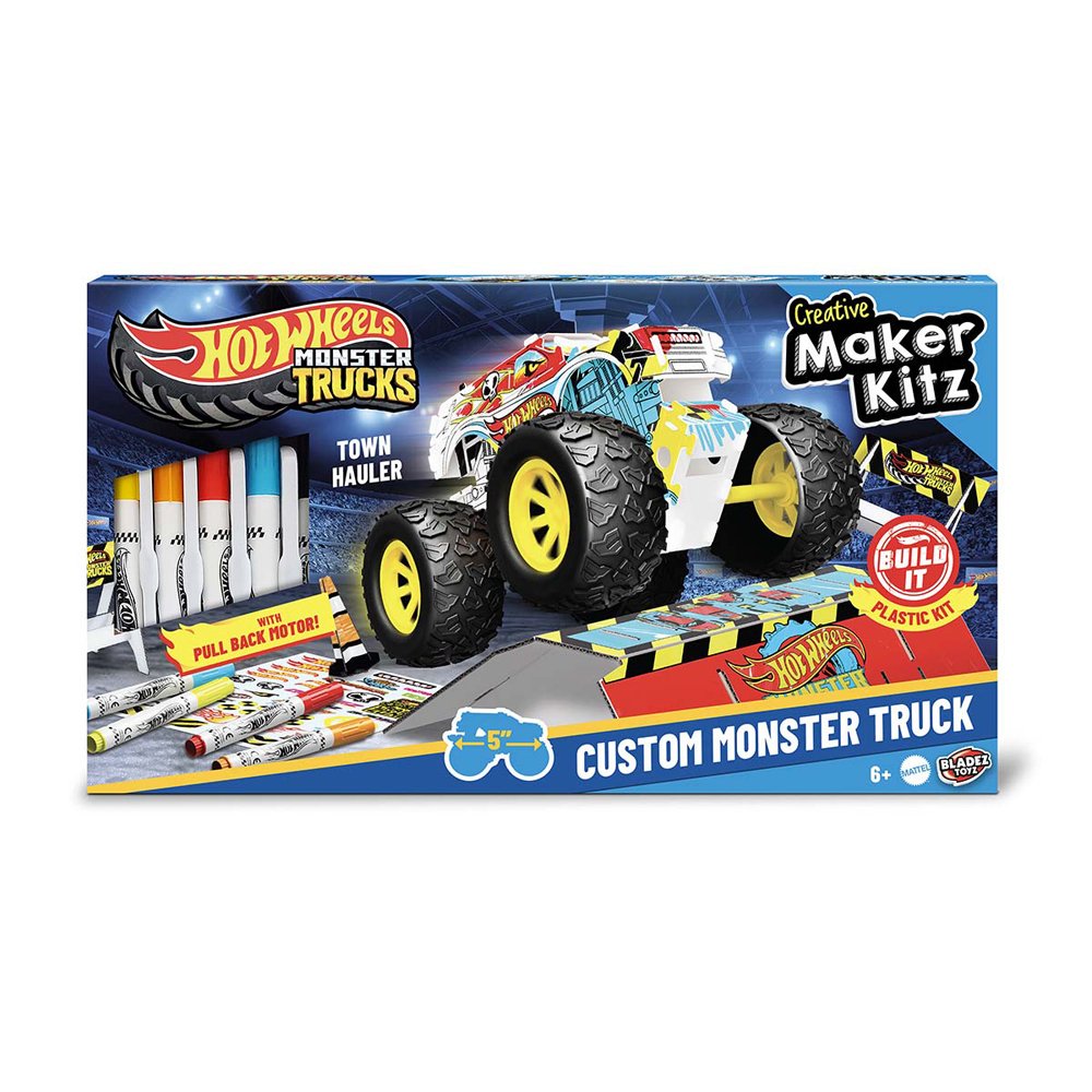 The Entertainer Hot Wheels Monster Trucks Custom Creative Maker Craft Set