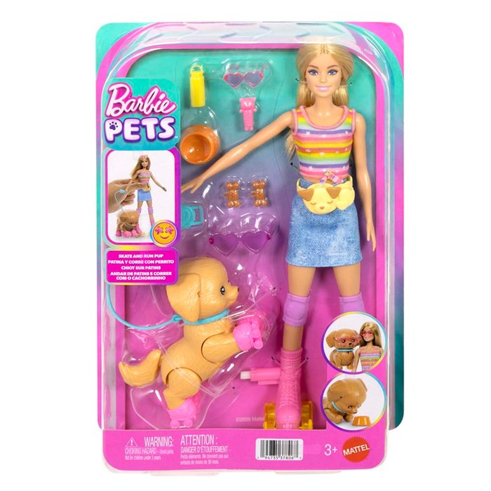 Barbie Pets Skate and Run Pup Doll