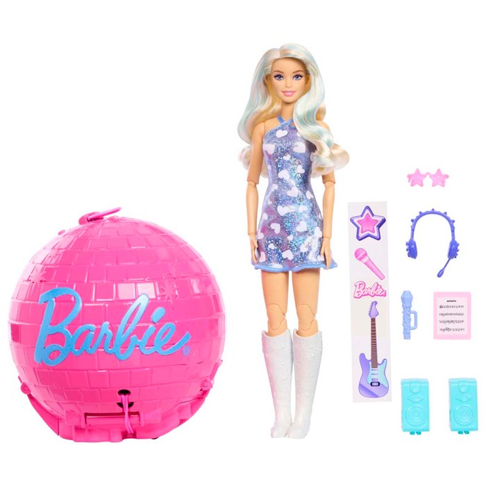 Barbie Pop Star Roll and Reveal Doll