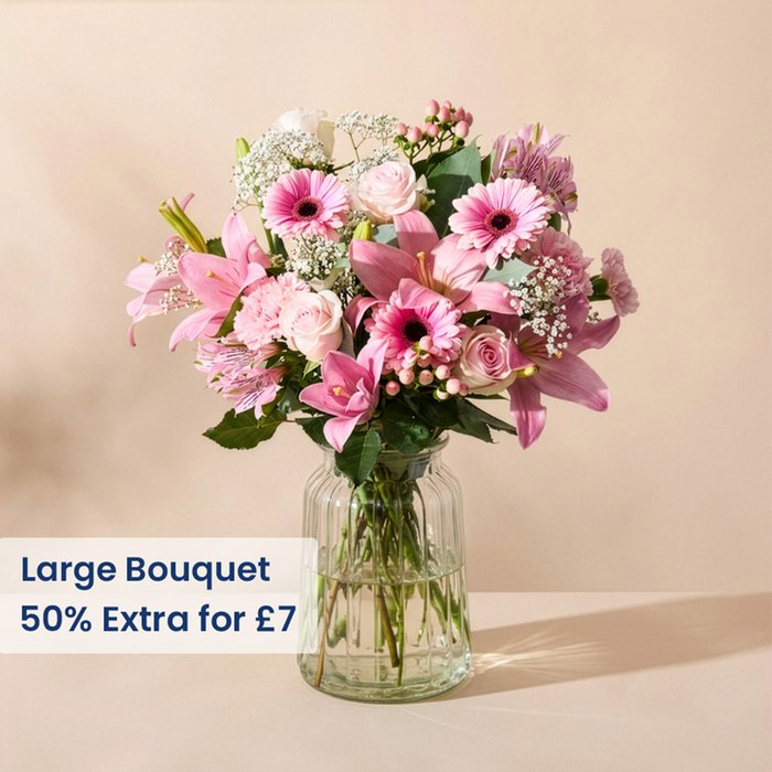 NEXT Pink Lily, Rose & Germini Bouquet