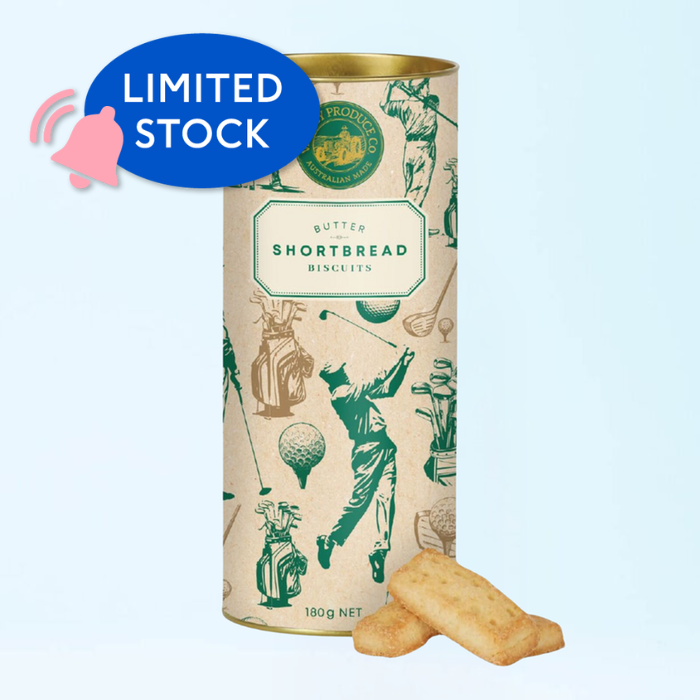 Golf Shortbread Tube 180g