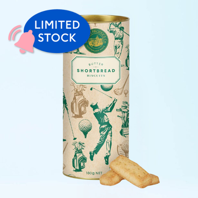 Golf Shortbread Tube 180g