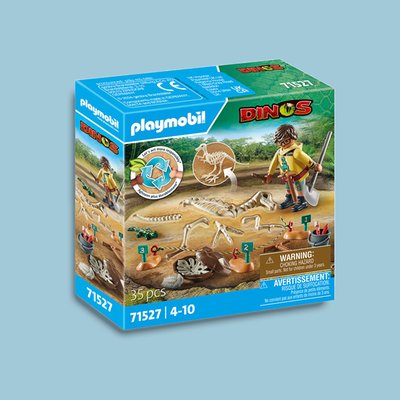 Playmobil Dino's: Archaeological Dig with Dino Skeleton (71527)
