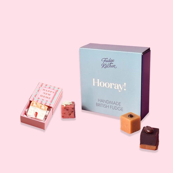 Happy New Home Token & Hurray Fudge Gift Set 