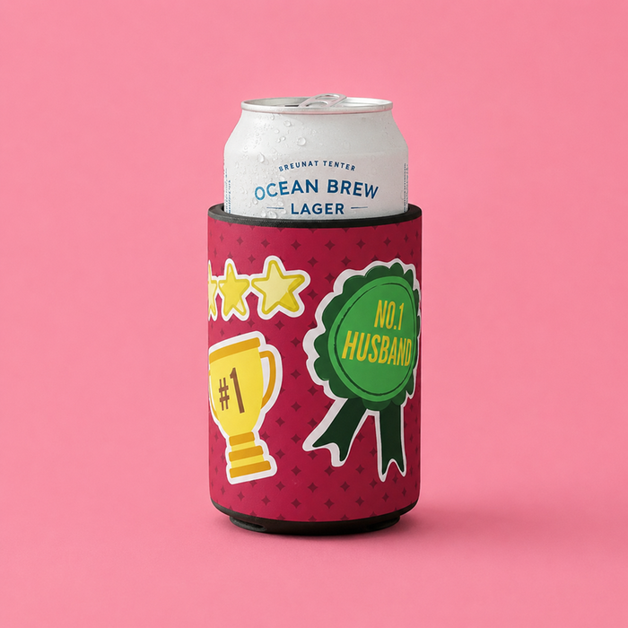 No 1 Husband Stubby Holder