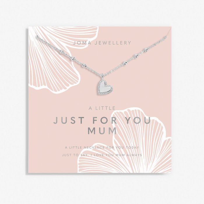 Joma Jewellery Just For You Mum Silver Plated Necklace