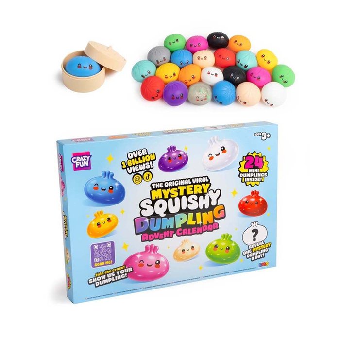 Crazy Fun Original Mystery Squishy Dumpling Advent Calendar