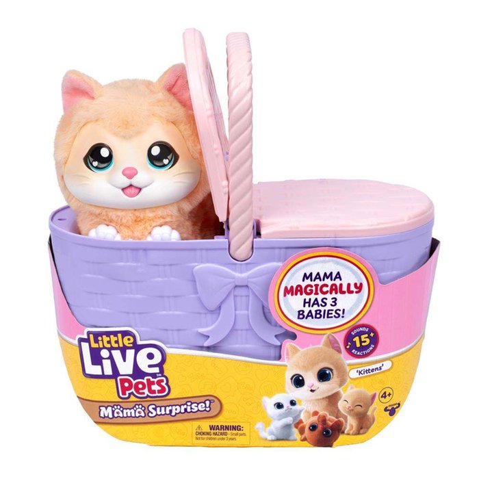 Little Live Pets Mama with Kittens Electronic Pet
