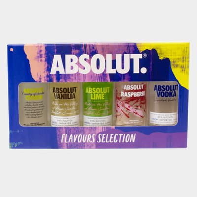 Absolut Vodka 5cl Miniatures Selection