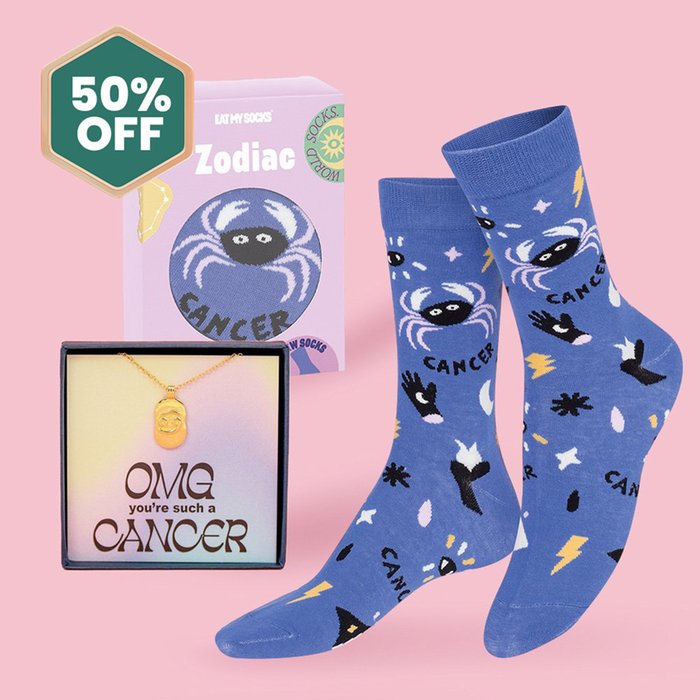 Cancer Necklace & Socks