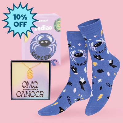 Cancer Necklace & Socks