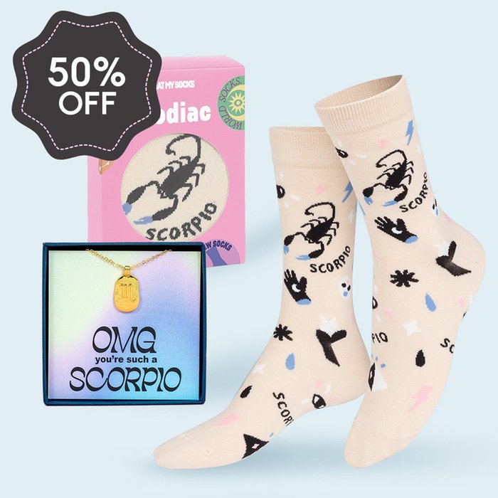 Scorpio Necklace & Socks