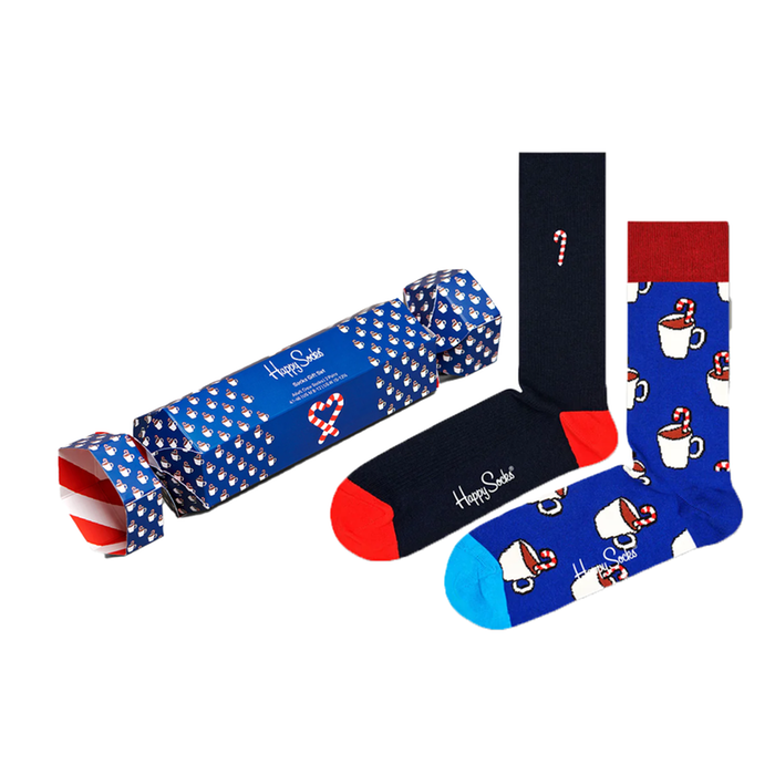 Happy Socks 2-Pack Candy Cane Socks