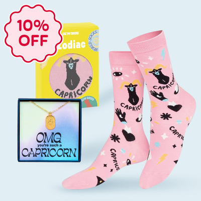 Capricorn Necklace & Socks