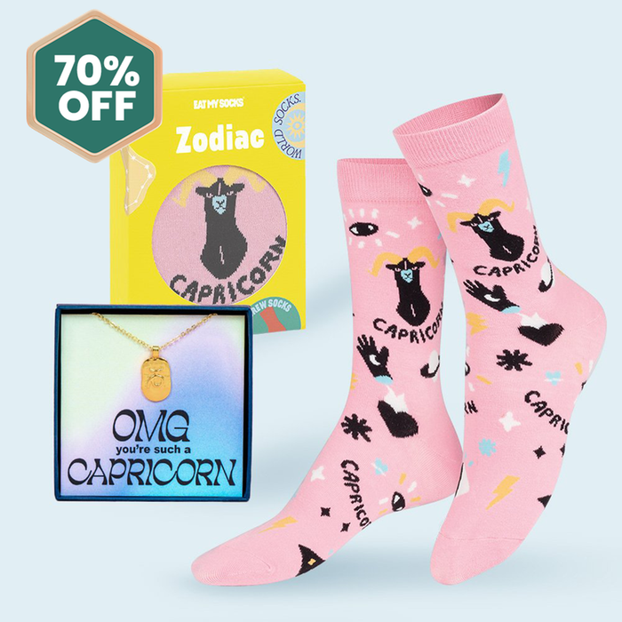 Capricorn Necklace & Socks