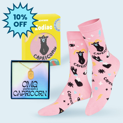 Capricorn Necklace & Socks
