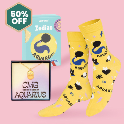 Aquarius Necklace & Socks