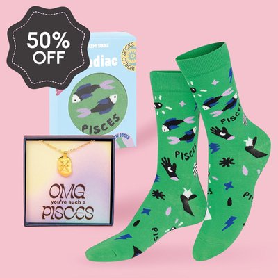Pisces Necklace & Socks
