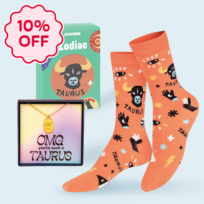 Taurus Necklace & Socks