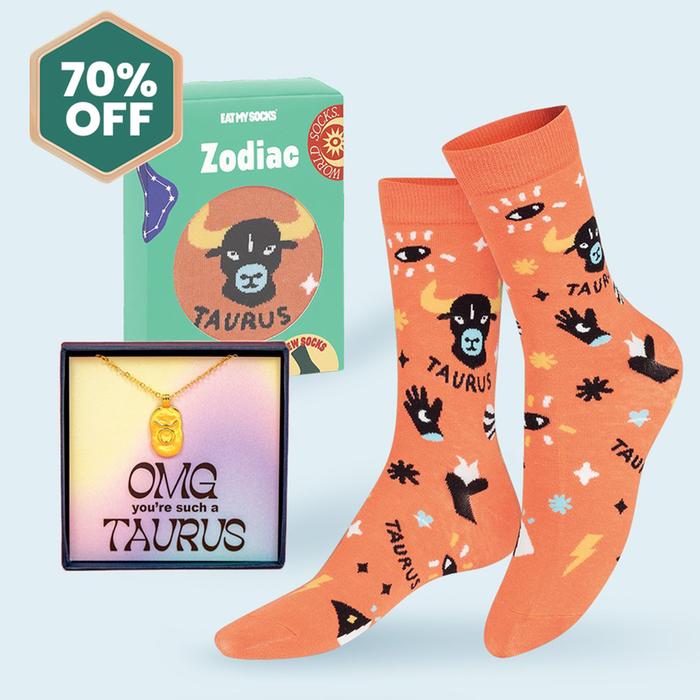 Taurus Necklace & Socks