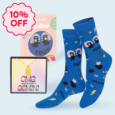 Gemini Necklace & Socks