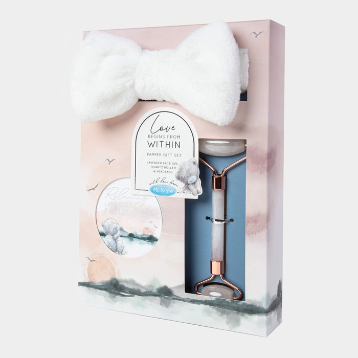 Tatty Teddy Face Gel, Quartz Roller & Headband Gift Set