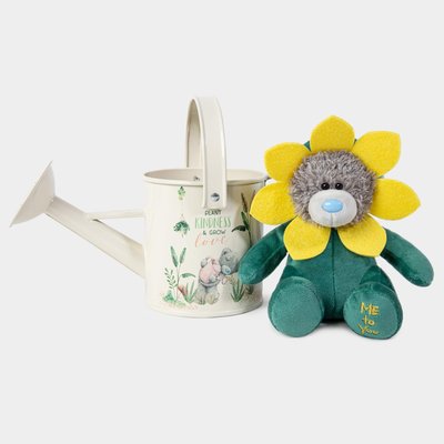 Tatty Teddy 19cm Plush Bear and Watering Can Gift Set