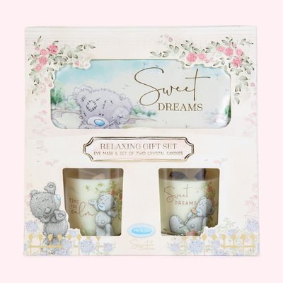 Tatty Teddy Eyemask and Crystal Candle Set