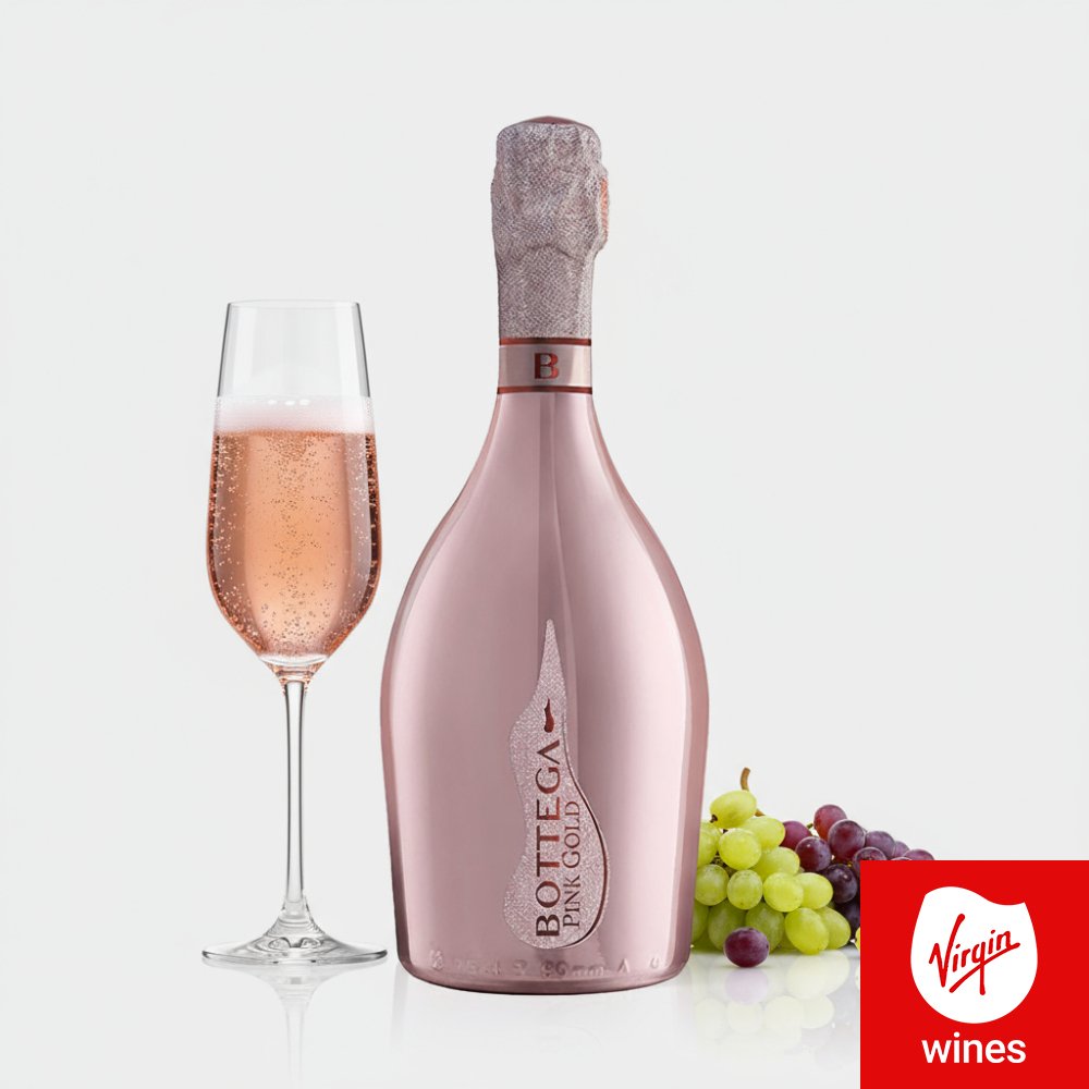 Moonpig Bottega Pink Gold Prosecco RosÃ© 75Cl