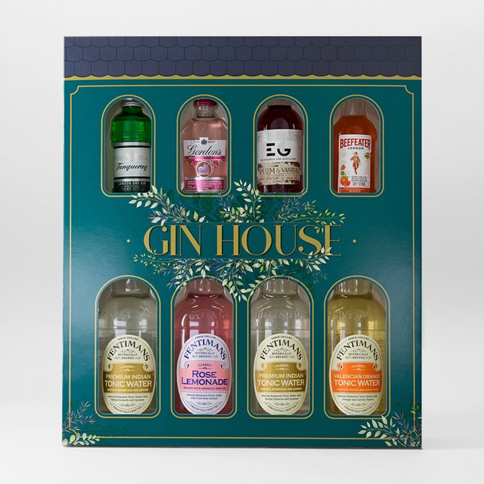 Gin House Gift Set 4x5cl Spirits