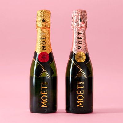 Moët et Chandon Rosé & Imperial Brut 20cl Bottles