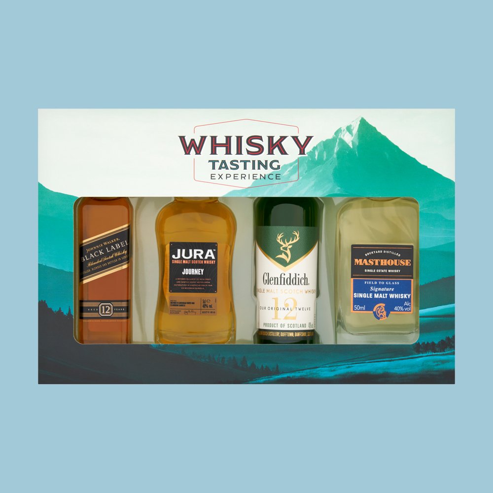 Moonpig Whisky Collection Gift Set 4X5Cl
