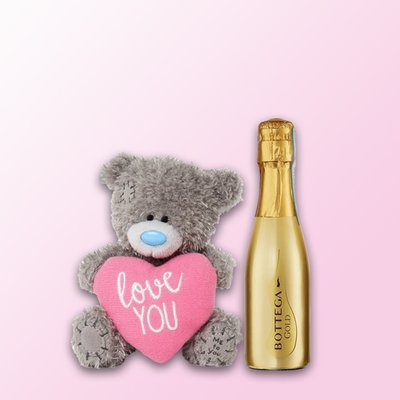 Tatty Teddy Love You Heart & Bottega Gold 20cl Gift Set