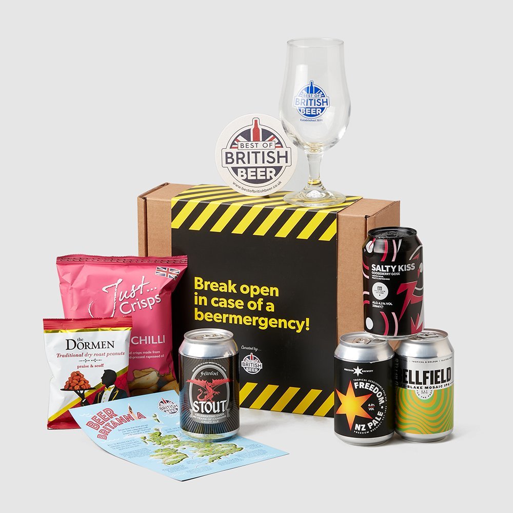 Best Of British Beer Beermergency Thirst Aid Kit 4X330Ml Alcohol