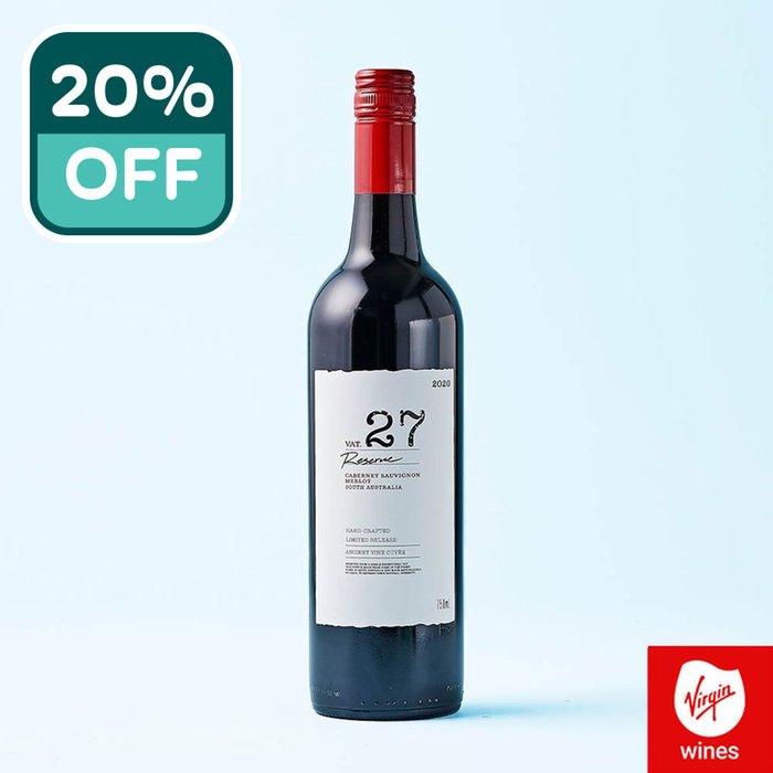 Virgin Wines Cabernet Sauvignon Merlot Vat 27 Reserve 75cl