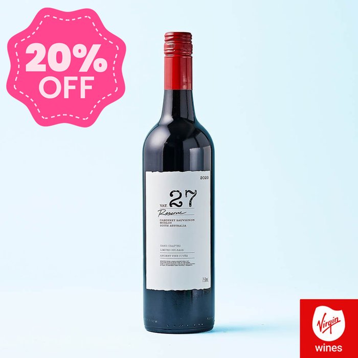 Virgin Wines Cabernet Sauvignon Merlot Vat 27 Reserve 75cl