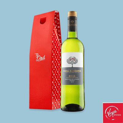 To Dad Virgin Wines Finca Manzanos White Rioja Gift Box