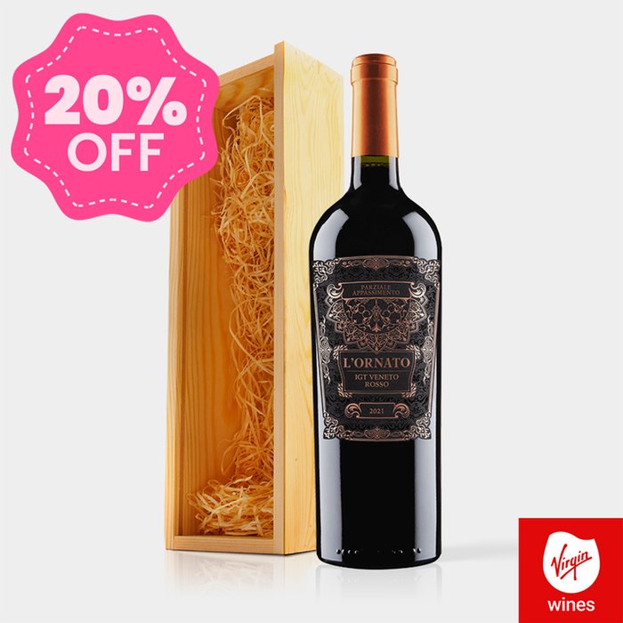 Virgin Wines L'Ornato Appassimento in Wooden Gift Box