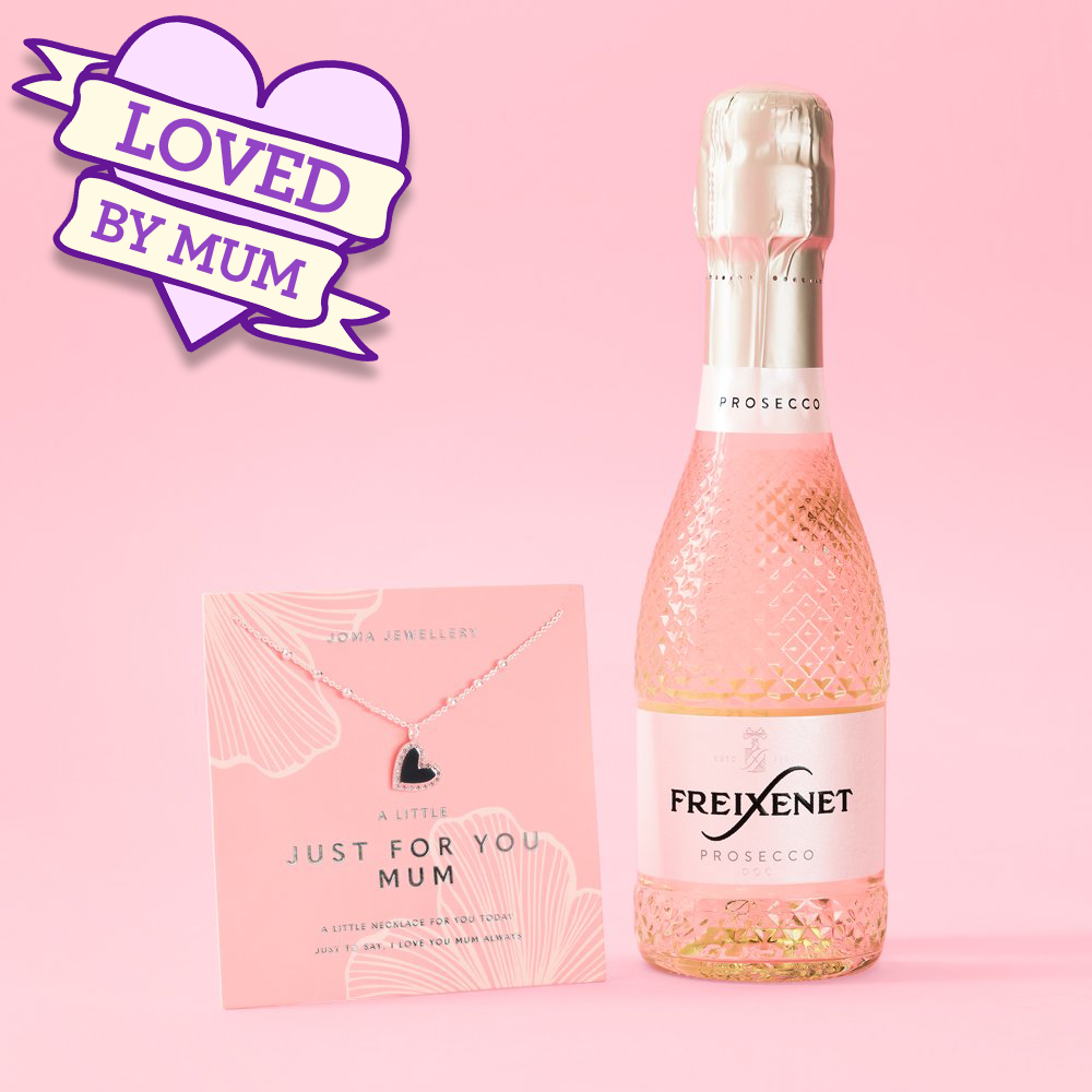 Joma Jewellery Just For You Mum Necklace & Freixenet Prosecco 20Cl Gift Set