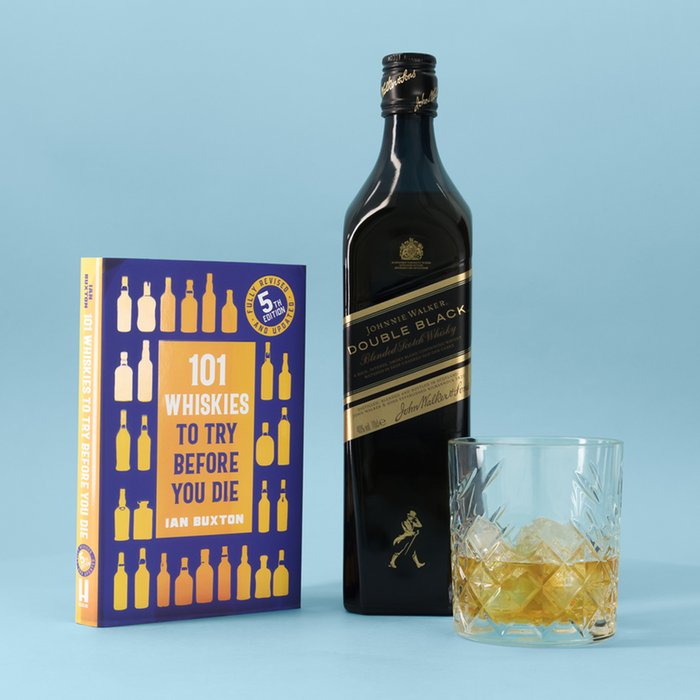 101 Whiskies To Try Before You Die Book & Johnnie Walker Double Black Gift Box