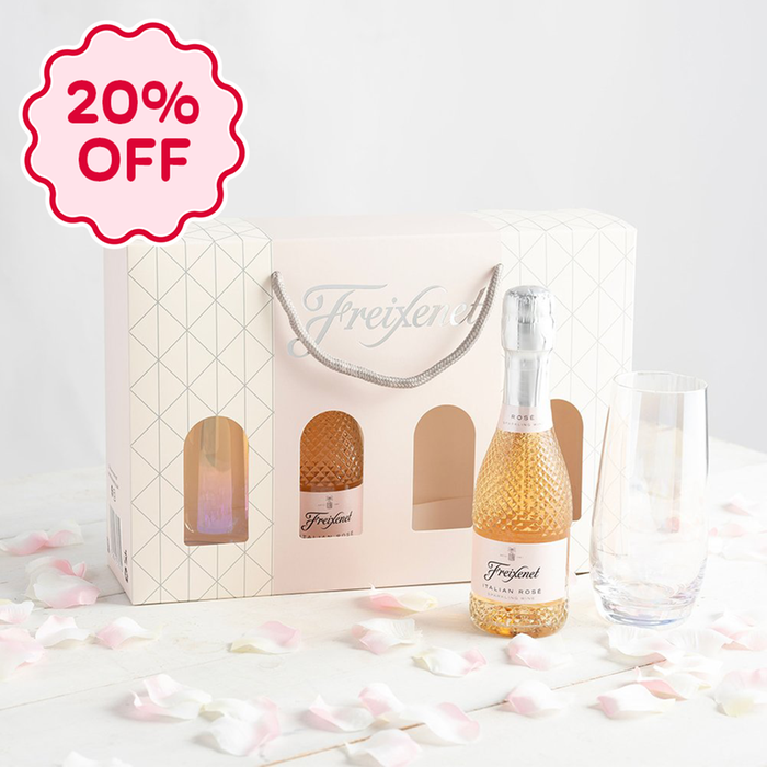 Freixenet Sparkling Rosé & Flutes Duo 2x20cl