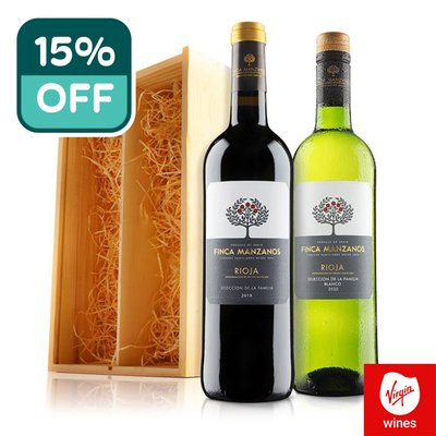 Virgin Wines Finca Manzanos Rioja Duo in Wooden Gift Box