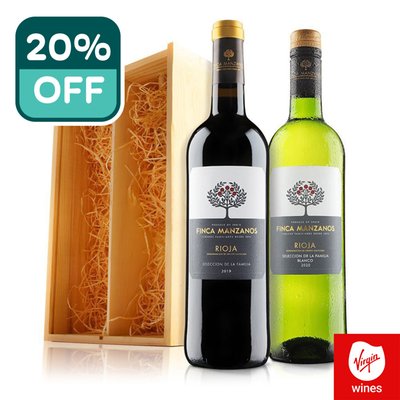 Virgin Wines Finca Manzanos Rioja Duo in Wooden Gift Box