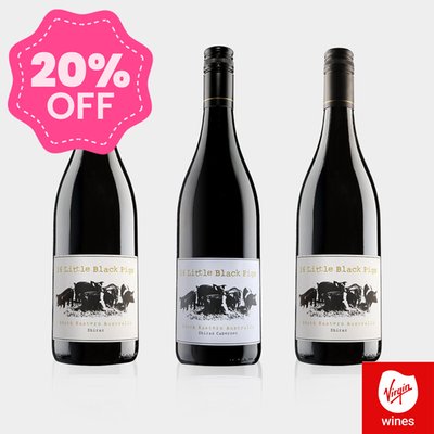 Virgin Wines Little Black Pigs Red Wine Trio