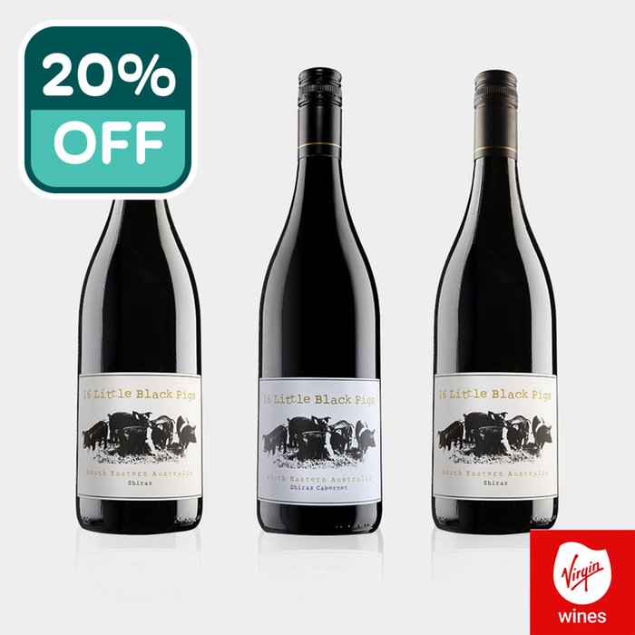Virgin Wines Little Black Pigs Red Wine Trio