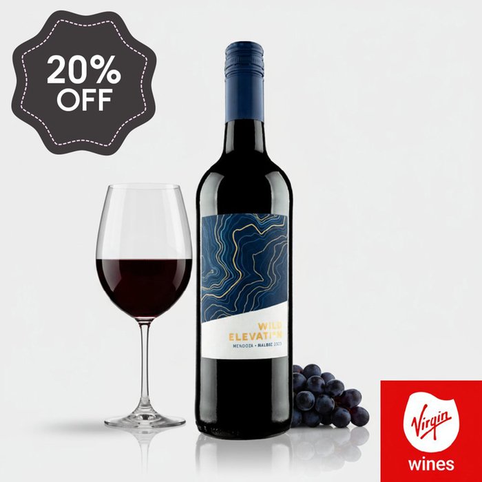 Virgin Wines Malbec Wild Elevation 75cl